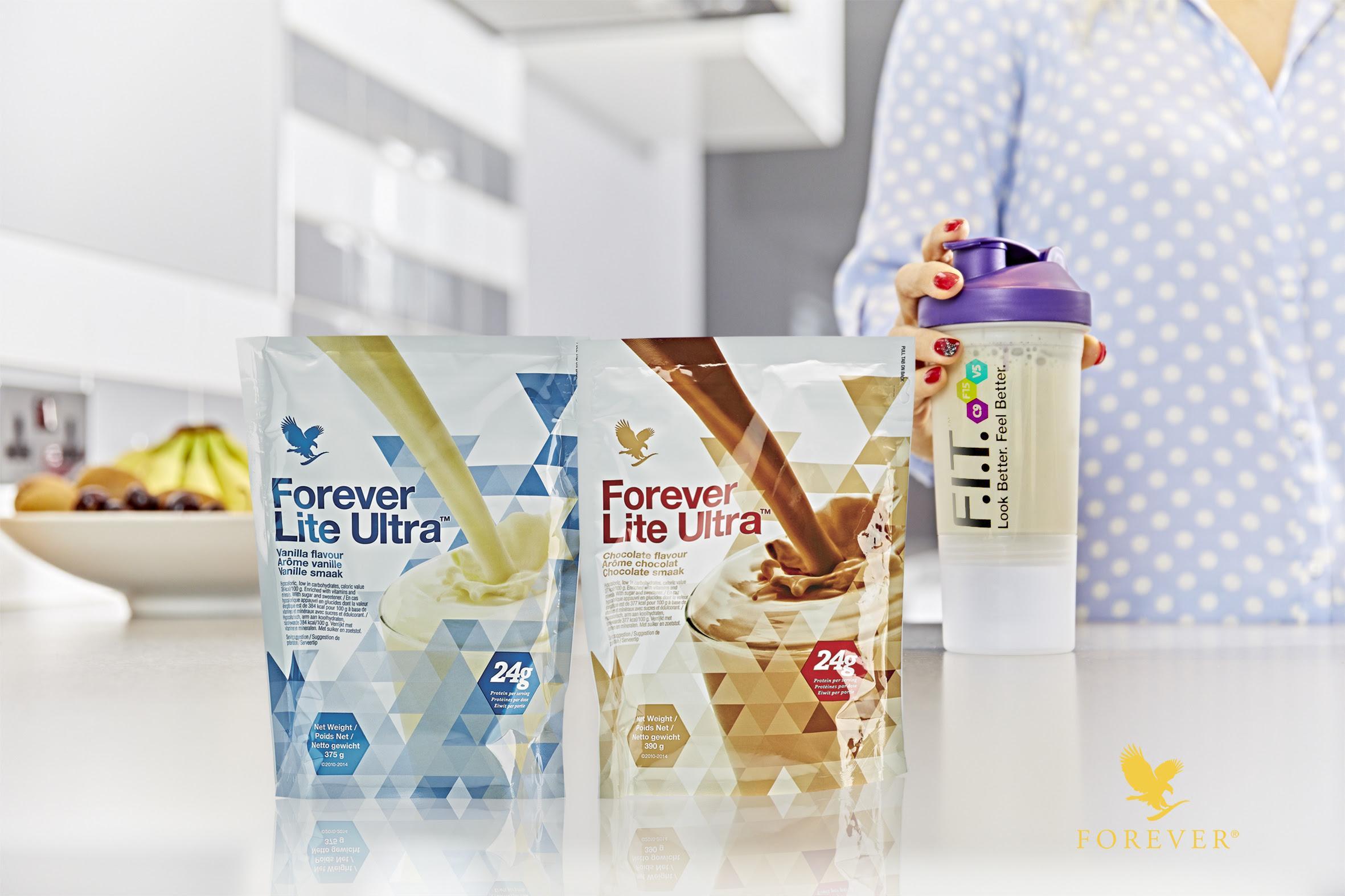 مکمل لایت اولترا فوراور با طعم های شکلاتی و وانیلی