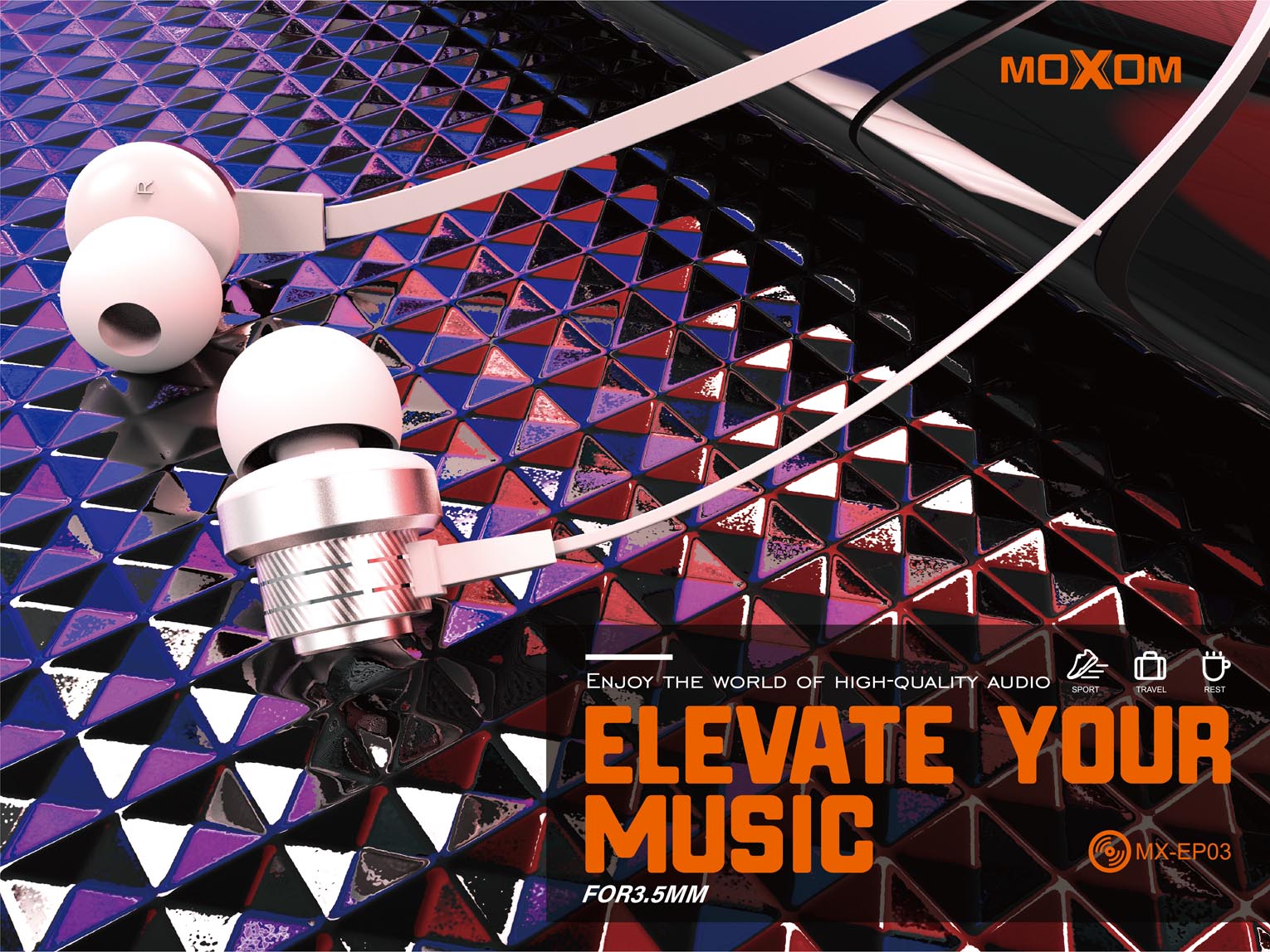 هندزفری سیمی موکسوم MX-EP03