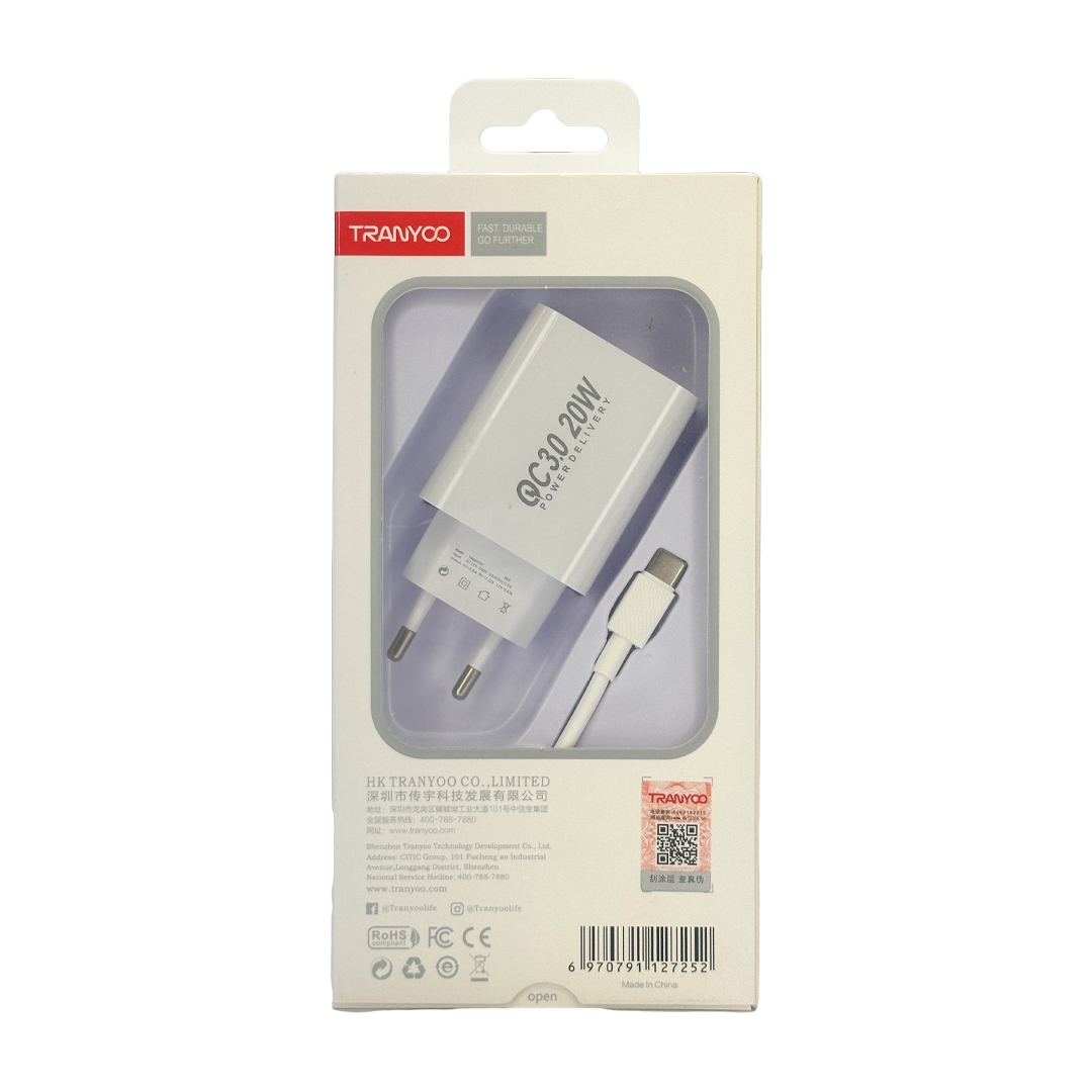 شارژر دیواری ترانیو SE8(تایپ سی)