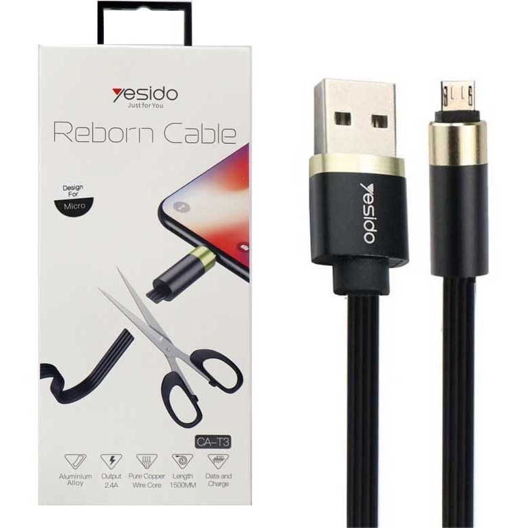 کابل شارژ یسیدو CA-T3 (خود ترمیم)