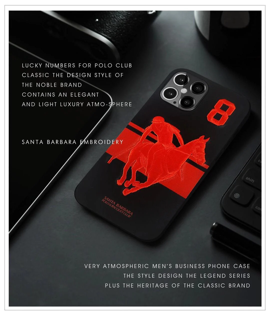 کاور پولو سانتا باربارا مدل گارنر آیفون 12 پرومکس