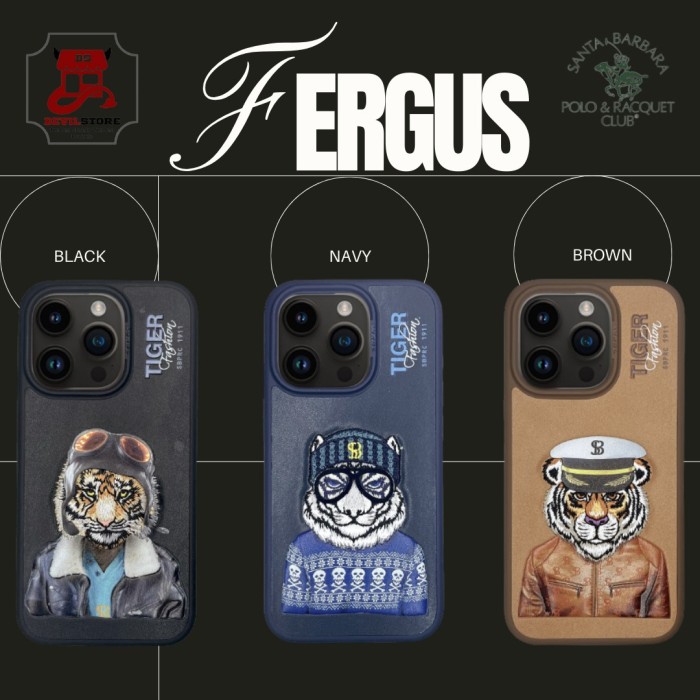 کاور پولو سانتا باربارا مدل ببر فرگوس آیفون 15 پرومکس