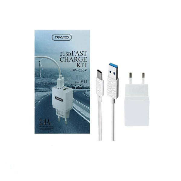 شارژر دیواری ترانیو V11(تایپ سی)