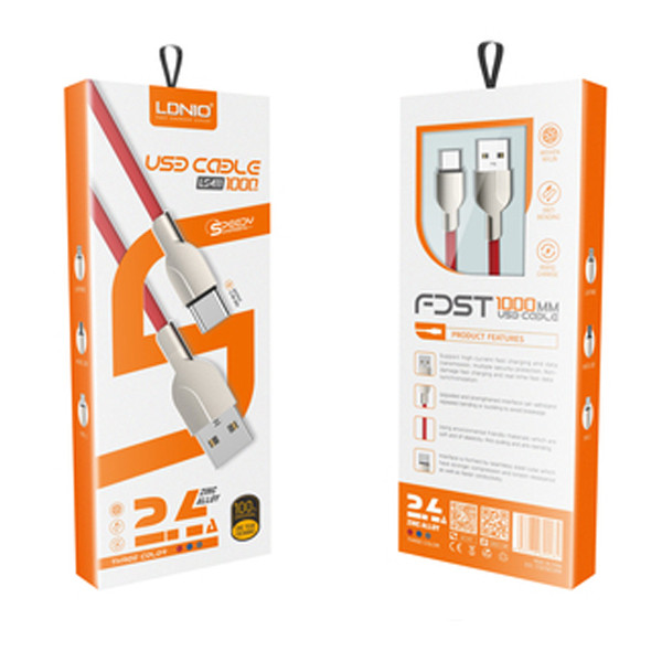 کابل شارژ الدینیو LS411 تایپ سی